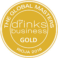 Medalla de Oro – The Global Rioja Masters 2018 – The Drinks Business
